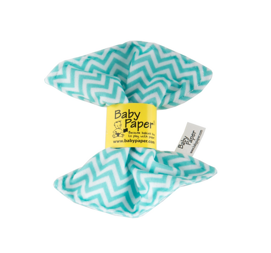 TURQUOISE CHEVRON BABY PAPER