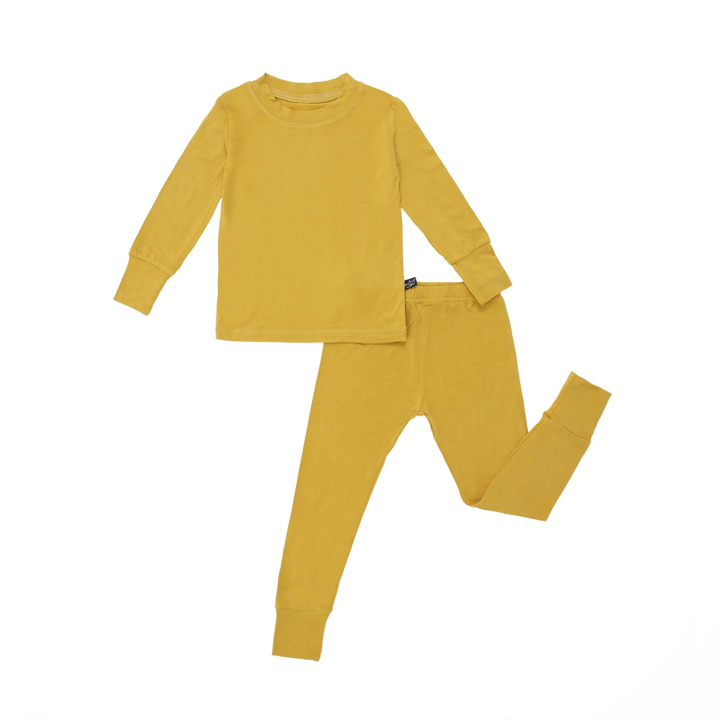 Goldenrod Two-Piece Bamboo Children's Pajamas