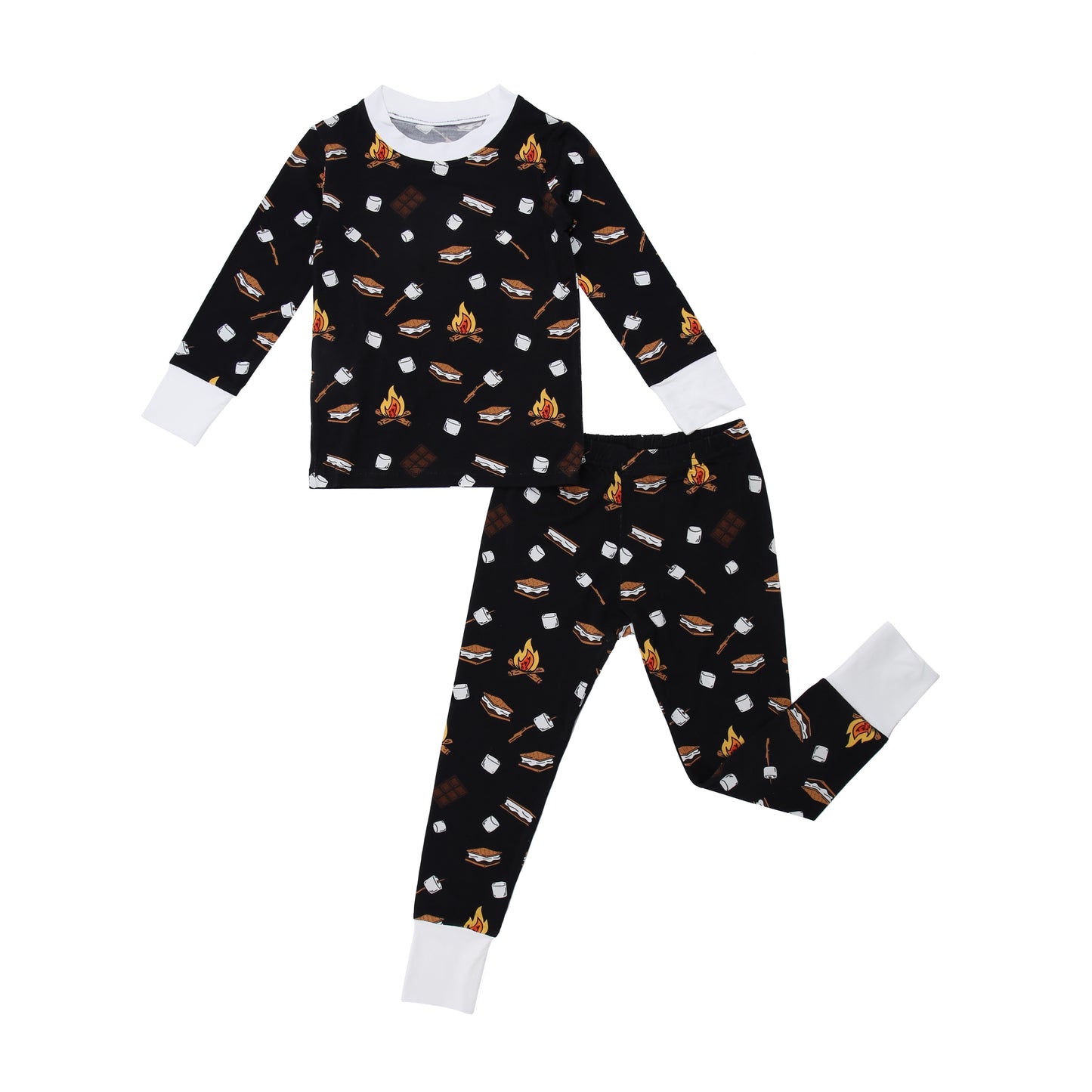Midnight S'mores Two-Piece Bamboo Children's Pajamas