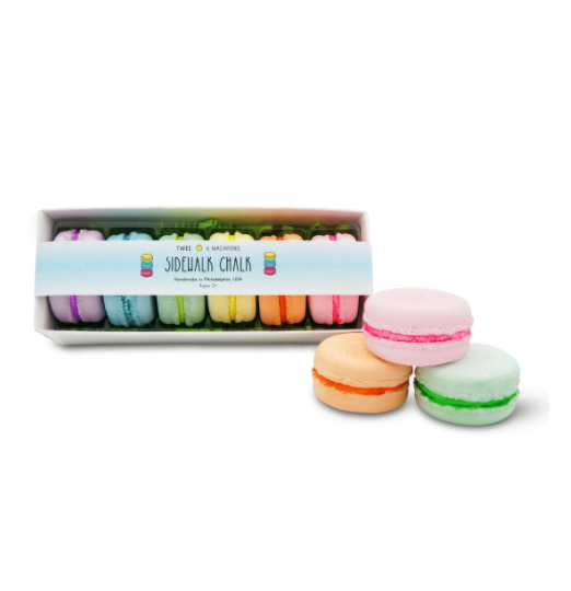 Twee Rainbow Macaron Sidewalk Chalk