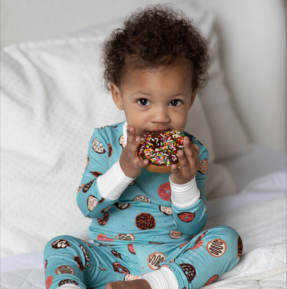 Blanche's Donuts Bamboo Two-Piece Pajamas