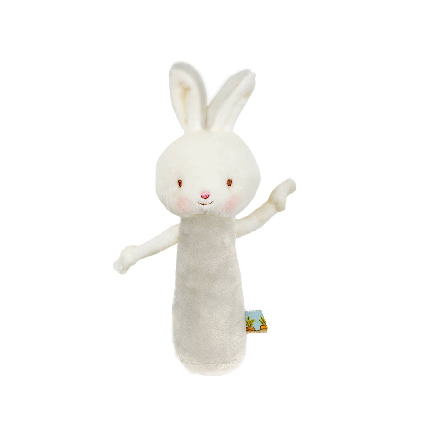 Friendly Chime Rattle - Gray bunny